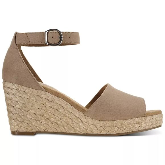 Style & Co Women Light Taupe Seleeney Espadrilles Wedge Casual Sandals Size 11M - Picture 2 of 5